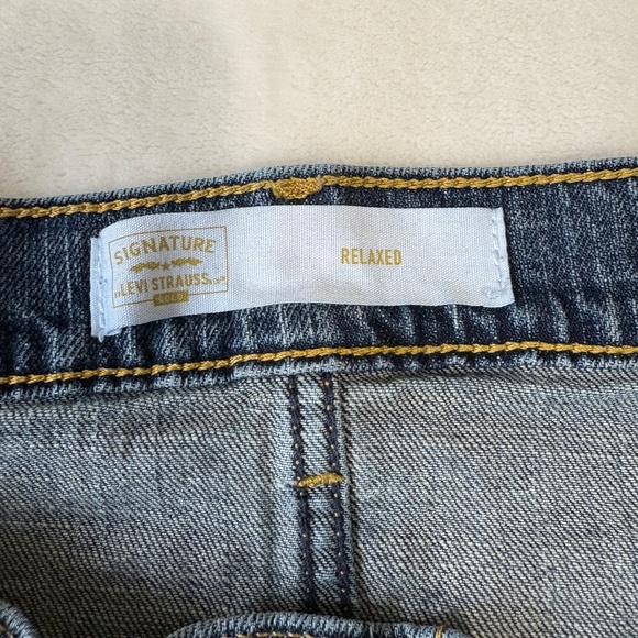 Levi's Strauss Signature Gold Relaxed Blue Jeans Mens Size 36 x 32 Pants - Picture 4 of 11